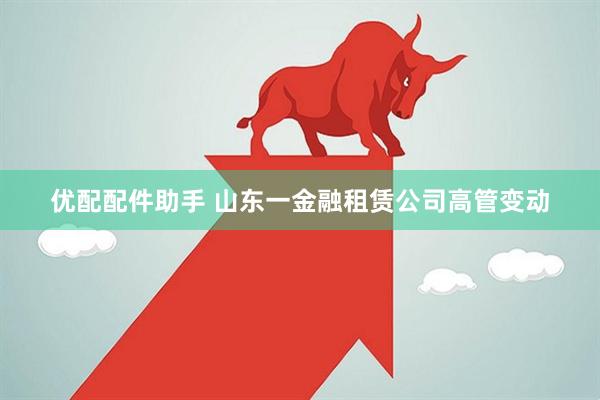 优配配件助手 山东一金融租赁公司高管变动